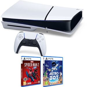 Consola Playstation PS5 Slim Standard + Spider-Man 2 + Astro Bot