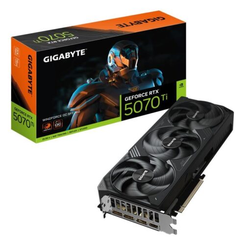 Placa de vídeo Gigabyte Nvidia GeForce RTX 5070 Ti WINDFORCE OC SFF 16G