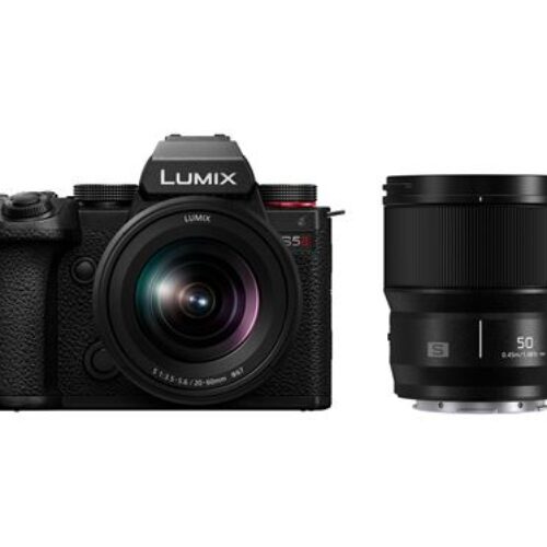 Kit Híbrido Panasonic Lumix S5 Mark II + Lente S 20-60mm f/3.5-5.6 + Lente S 50mm f/1.8